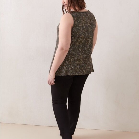 Penningtons In Every Story Dotted Sleeveless Blouse Size 3X - Picture 2 of 9